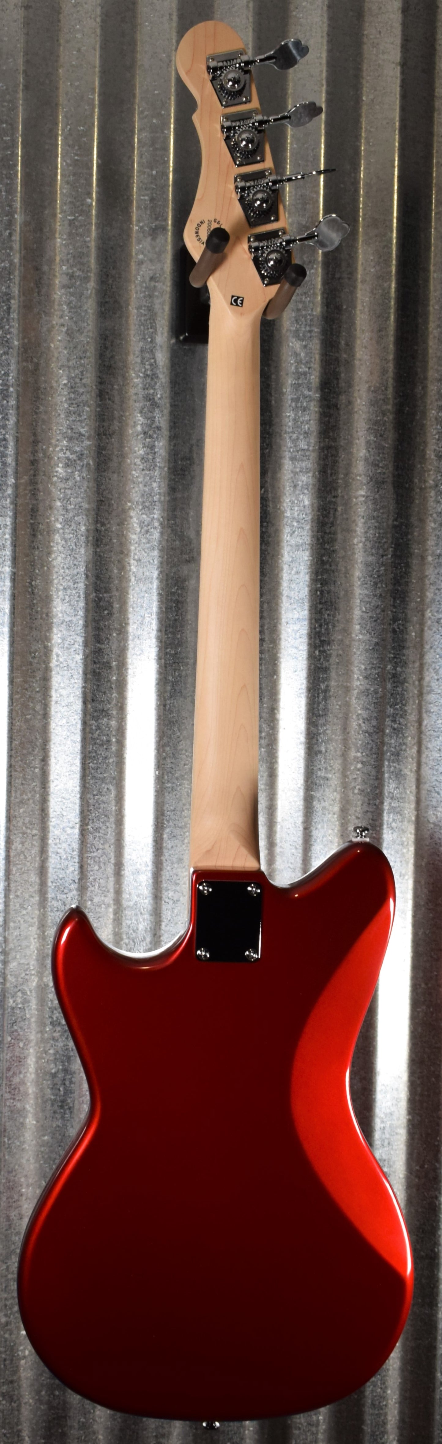 G&L Guitars Tribute Fallout Bass Short Scale 4 String Candy Apple Red #0189