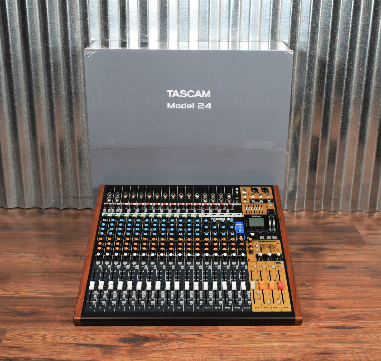 Tascam Model 24 Mixer USB Audio Interface Recorder Controller B Stock