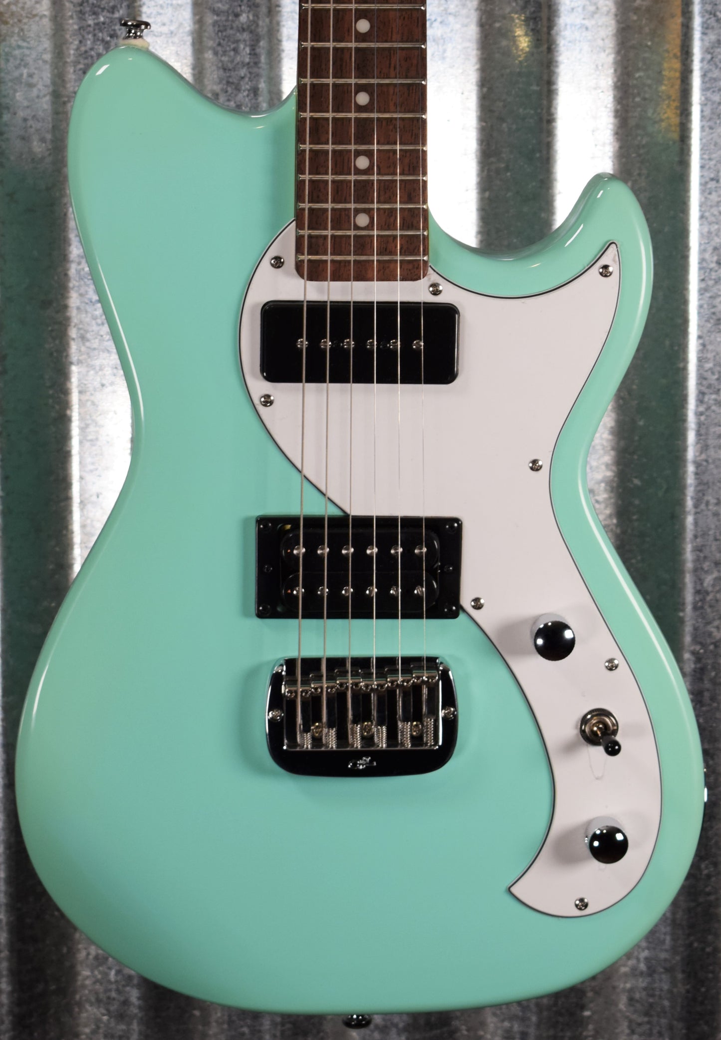 G&L Tribute Fallout Seafoam Green Guitar #5268 Demo