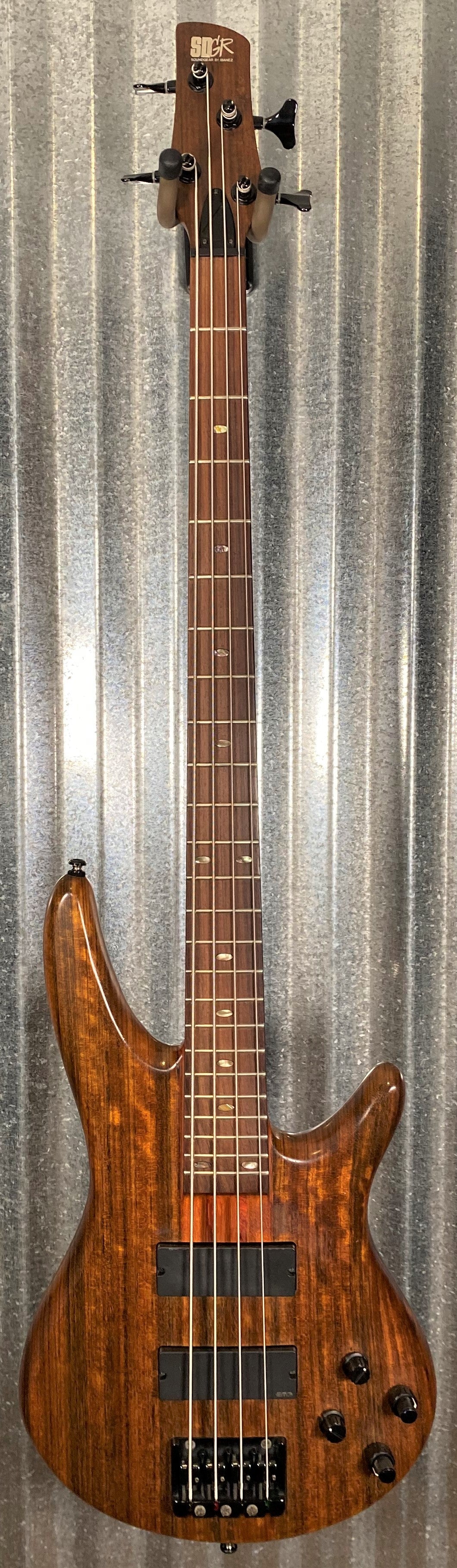 Ibanez Soundgear SRT900DX 4 String Active Natural Bass Guitar & Case #2264 Used