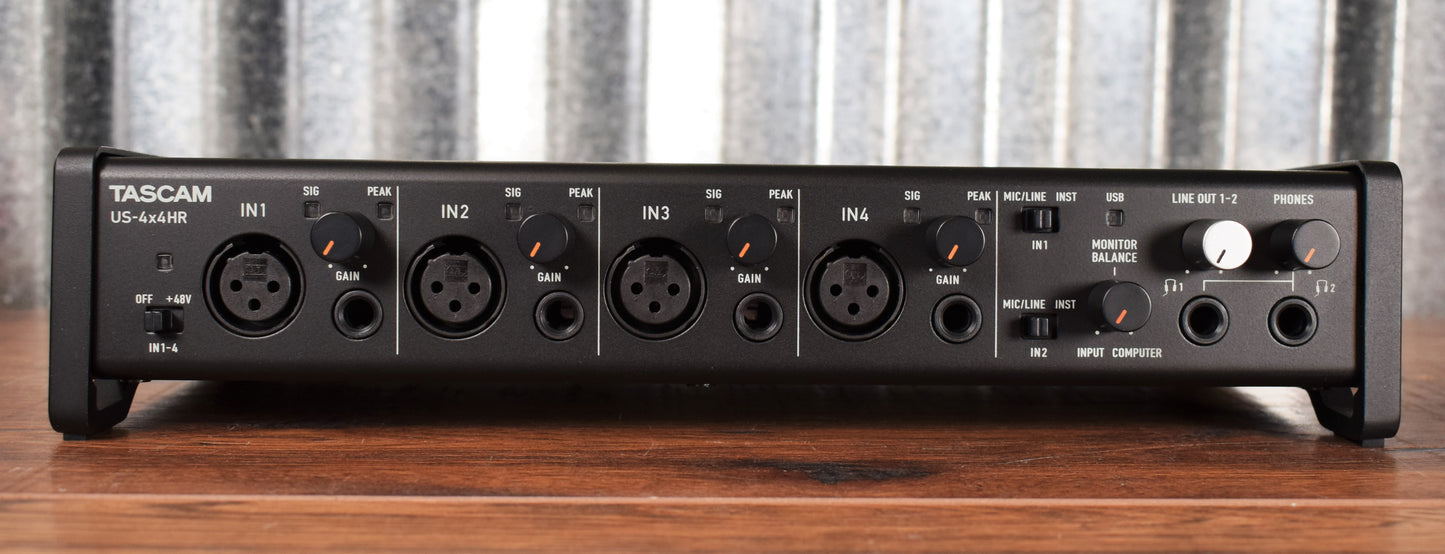 Tascam US-4X4HR 4x4 USB Audio & Midi Recording Interface