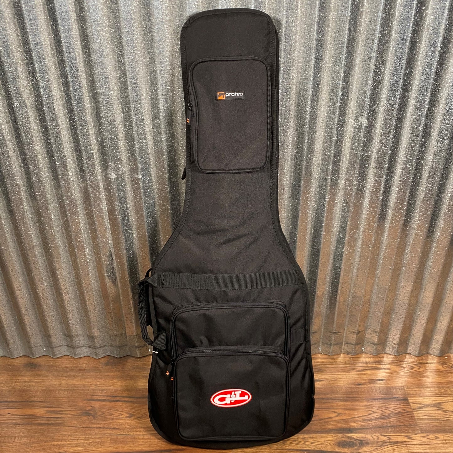 G&L USA ASAT Classic Jet Black Guitar & Bag #1147 Used