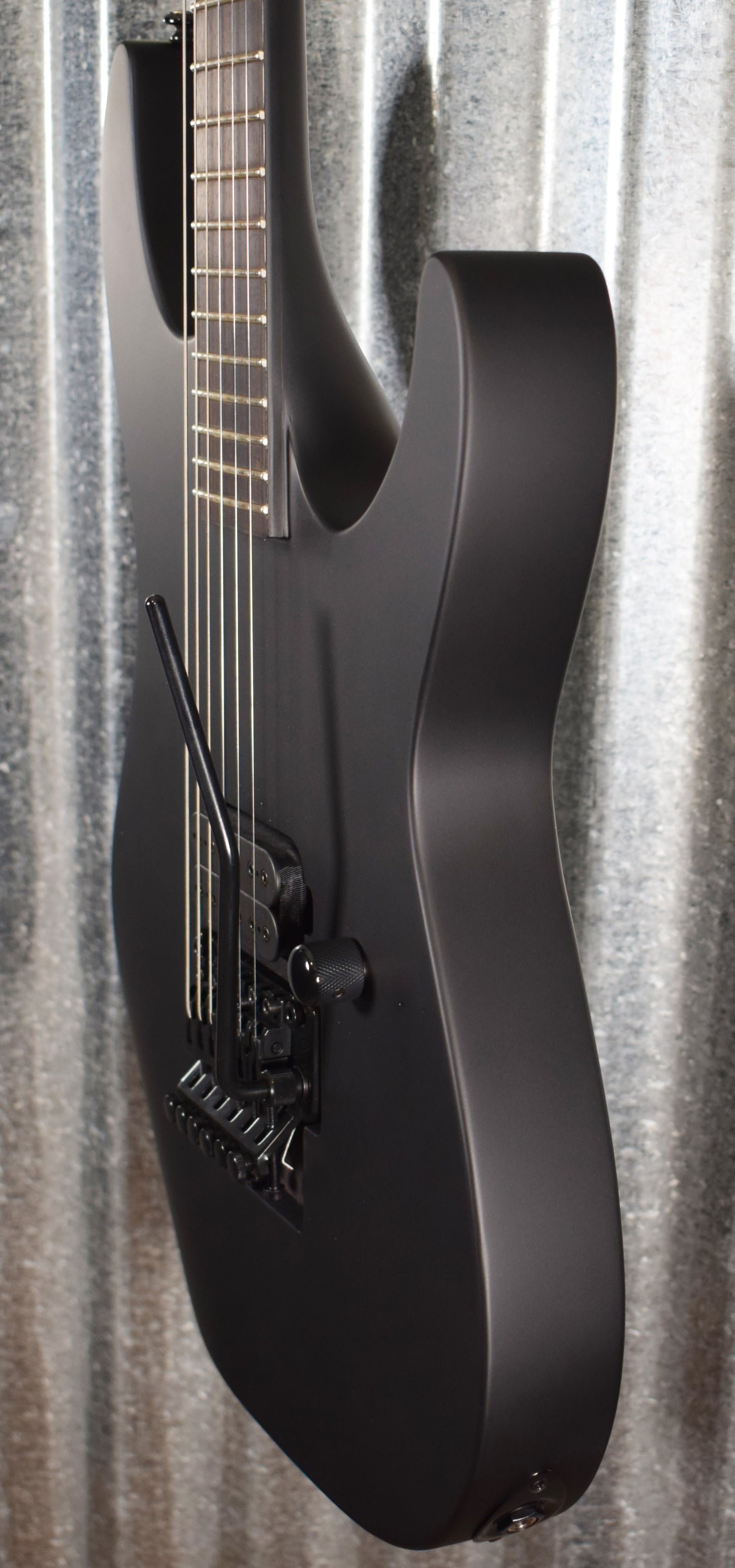 ESP LTD M Black Metal Satin Seymour Duncan Guitar MBKMBLKS #1371 B Stock
