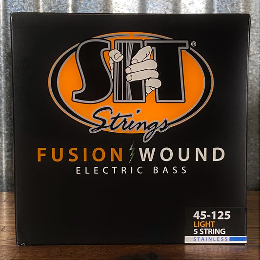 SIT Strings SRB545125L Fusion Wound Stainless Steel Light 5 String Bass String 45-125 Set