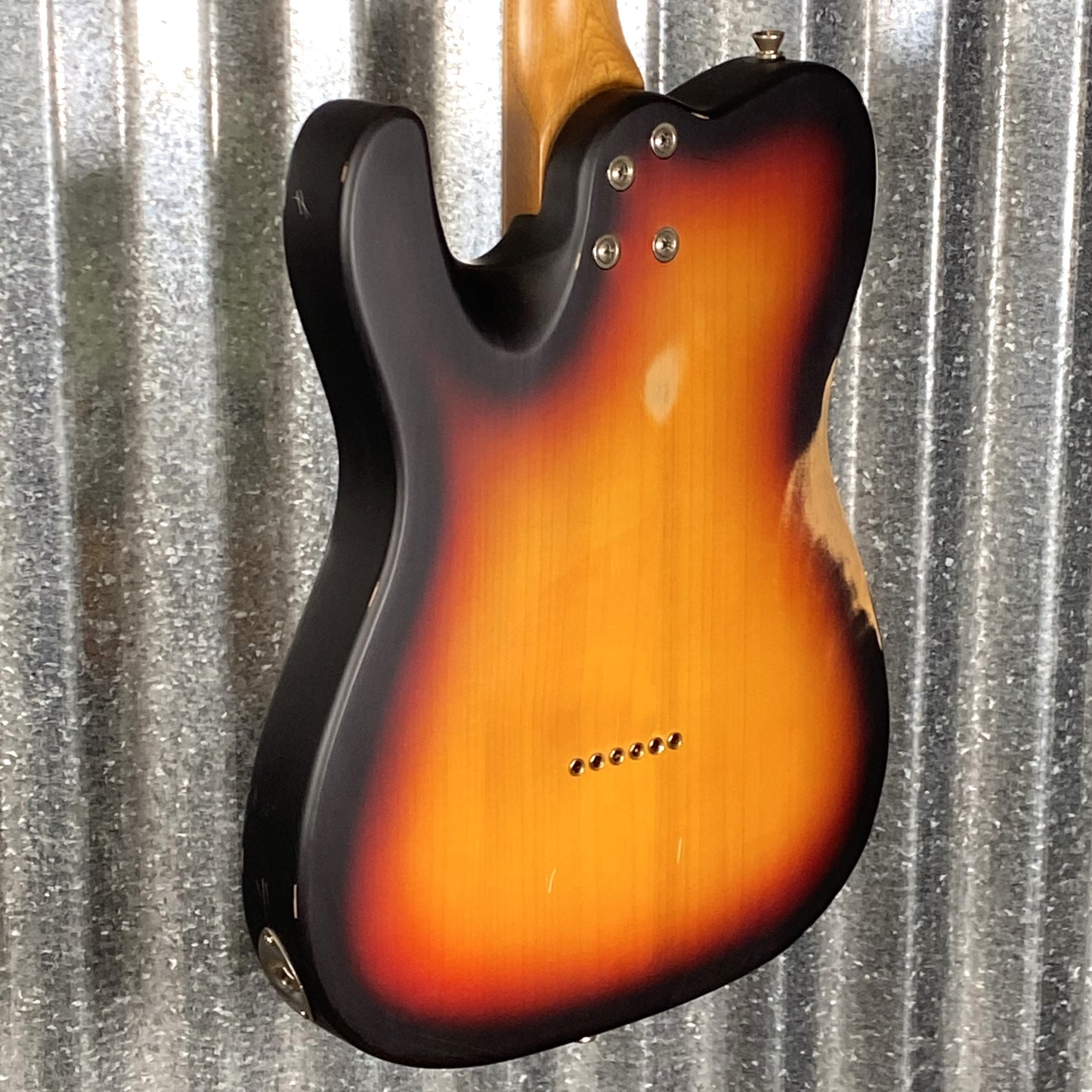 Jet JT350 RELIC SB Tele Style Guitar Sunburst Distressed #0006