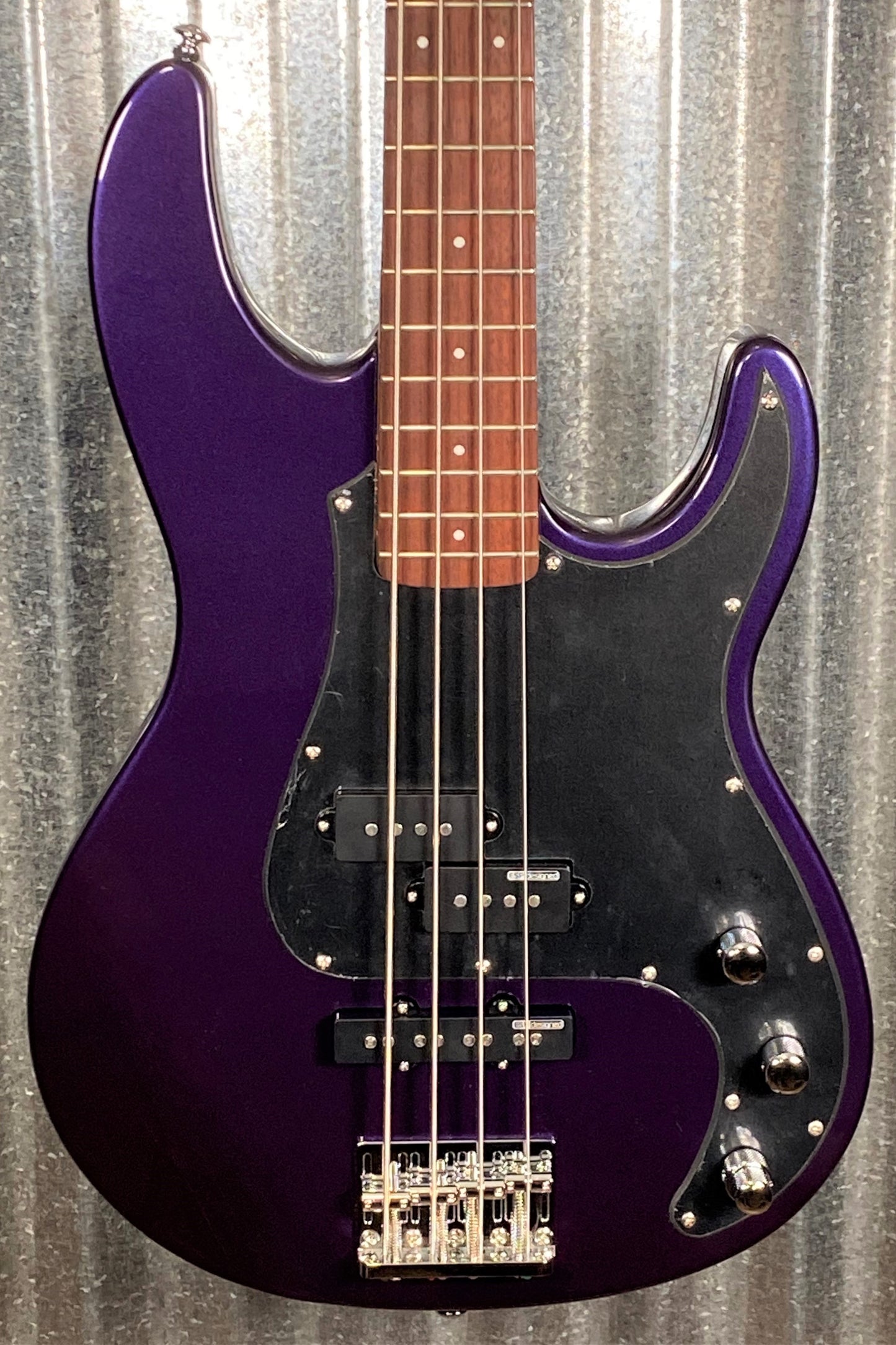 ESP LTD AP-204 4 String Bass PJ Dark Metallic Purple & Bag LAP204DMP #0931Used