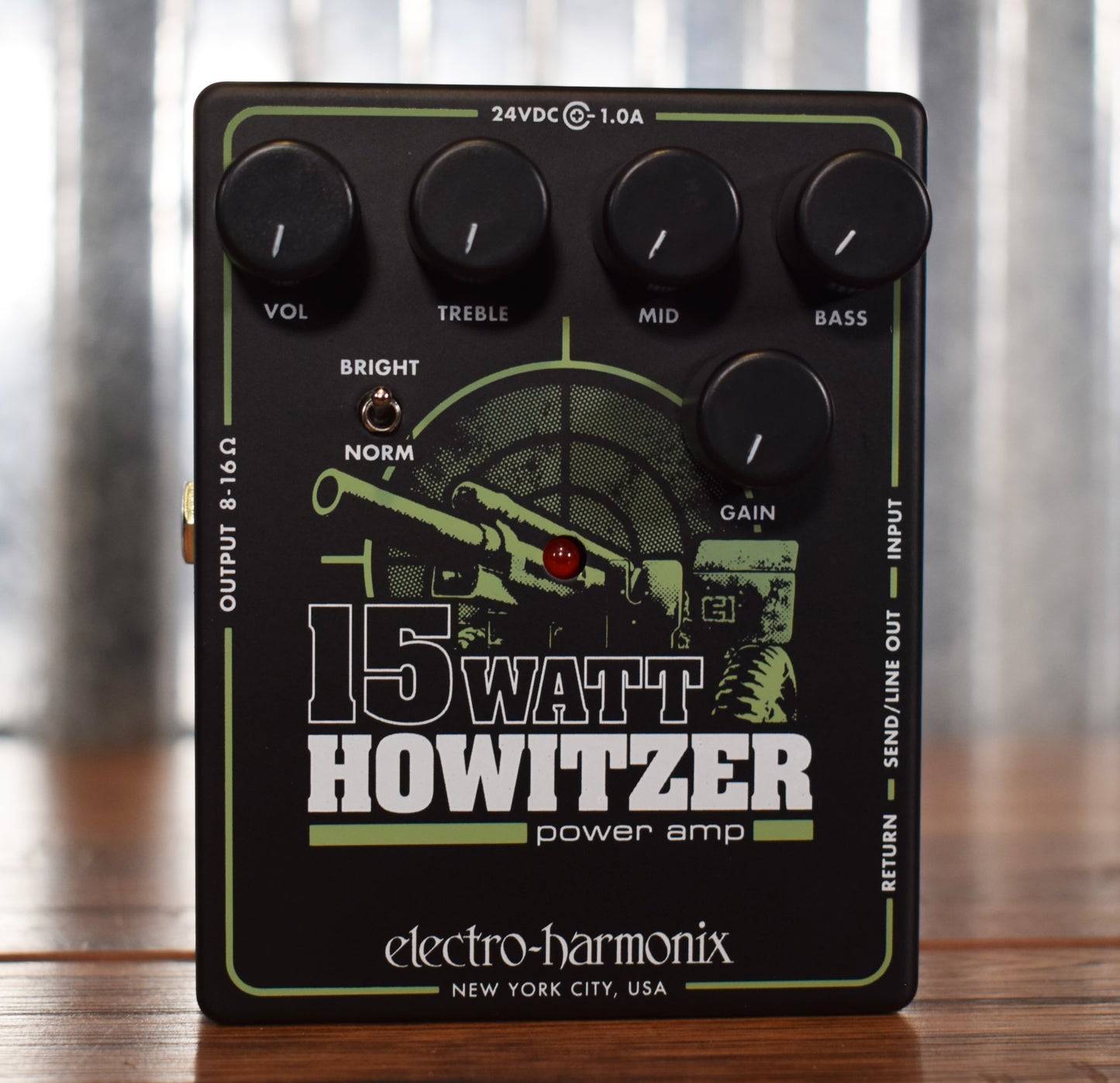 Electro-Harmonix EHX 15 Watt Howitzer Preamp Power Amp Guitar Effect Pedal