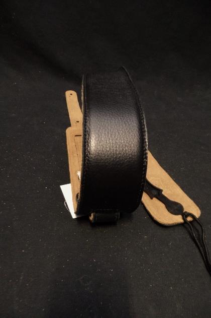 Levy's Leather DM1SG-BLK 2.5 Standard Garment Guitar Strap Black