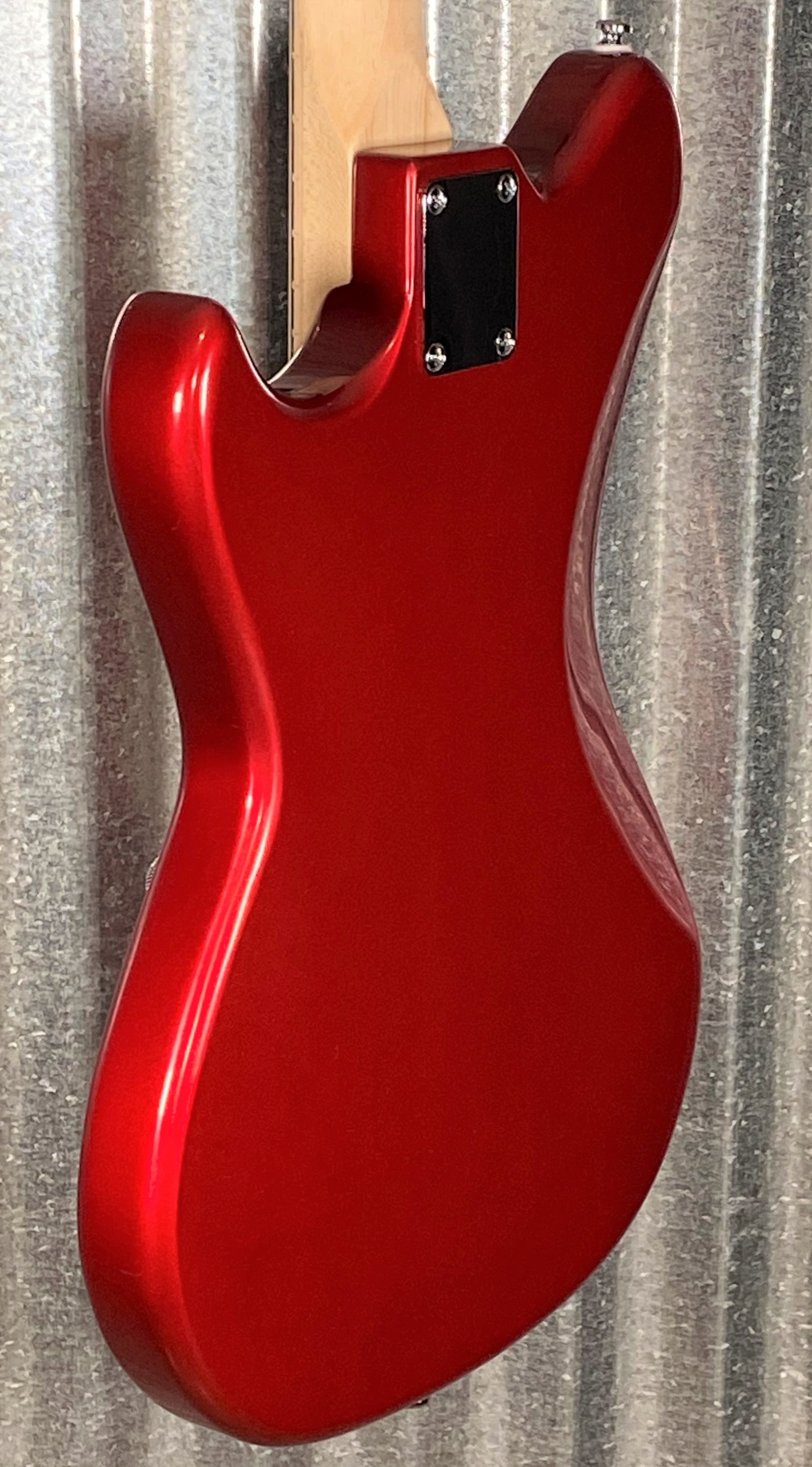 G&L Guitars Tribute Fallout Bass Short Scale 4 String Candy Apple Red #1181