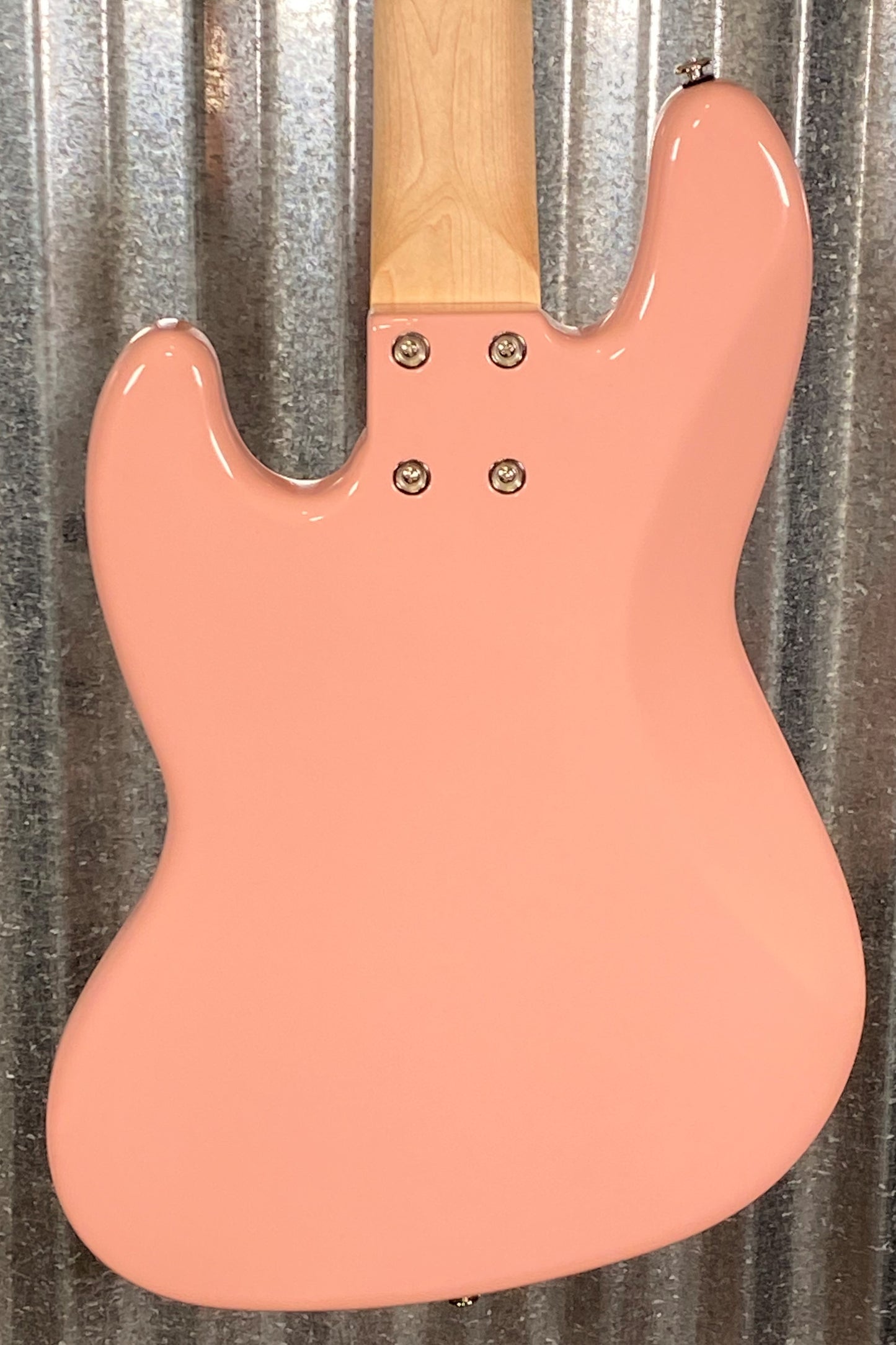 G&L USA JB5 Shell Pink 5 String Bass JB-5 & Case #7408