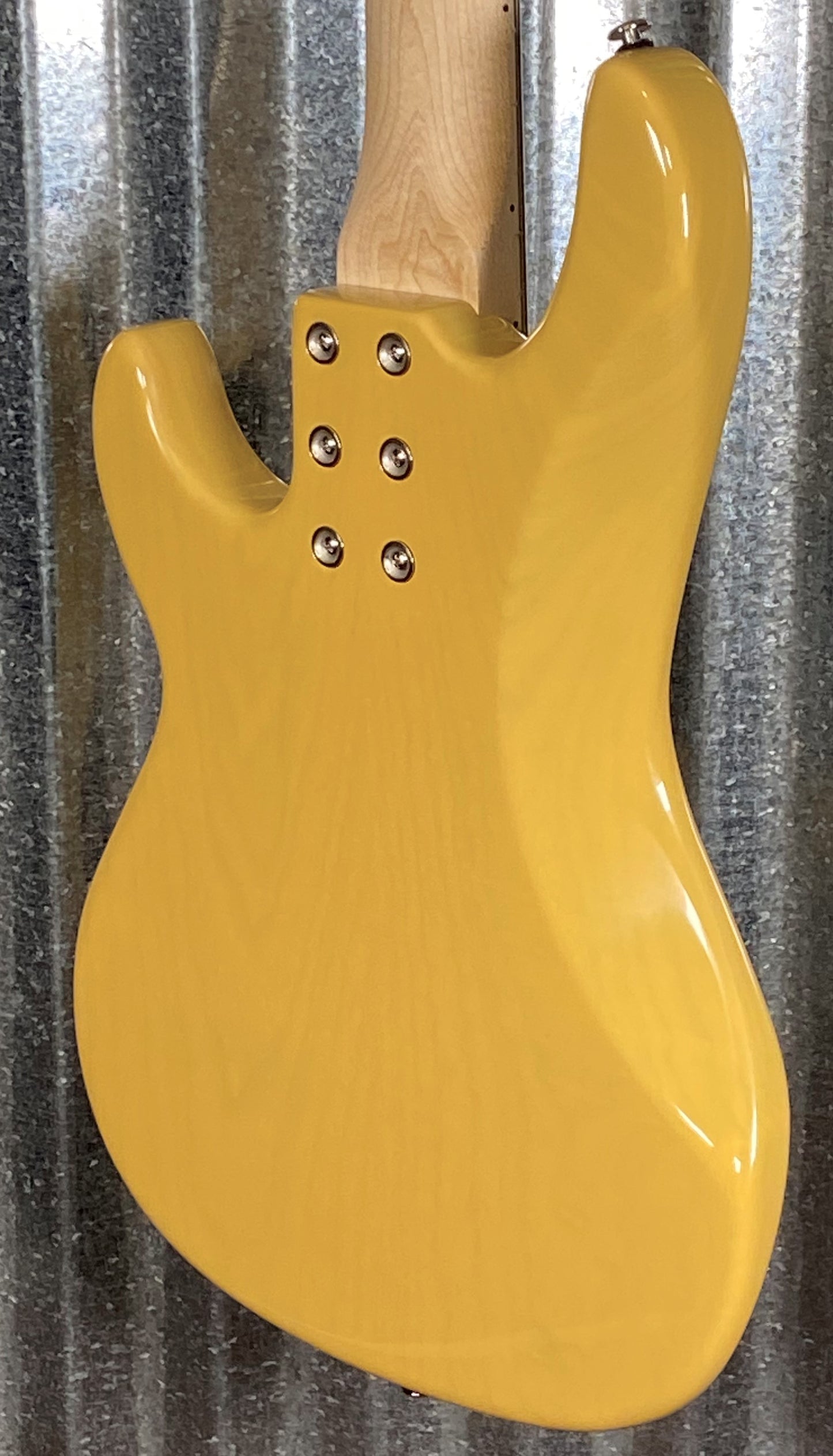 G&L USA Kiloton 5 String Butterscotch Blonde Bass & Case #7092