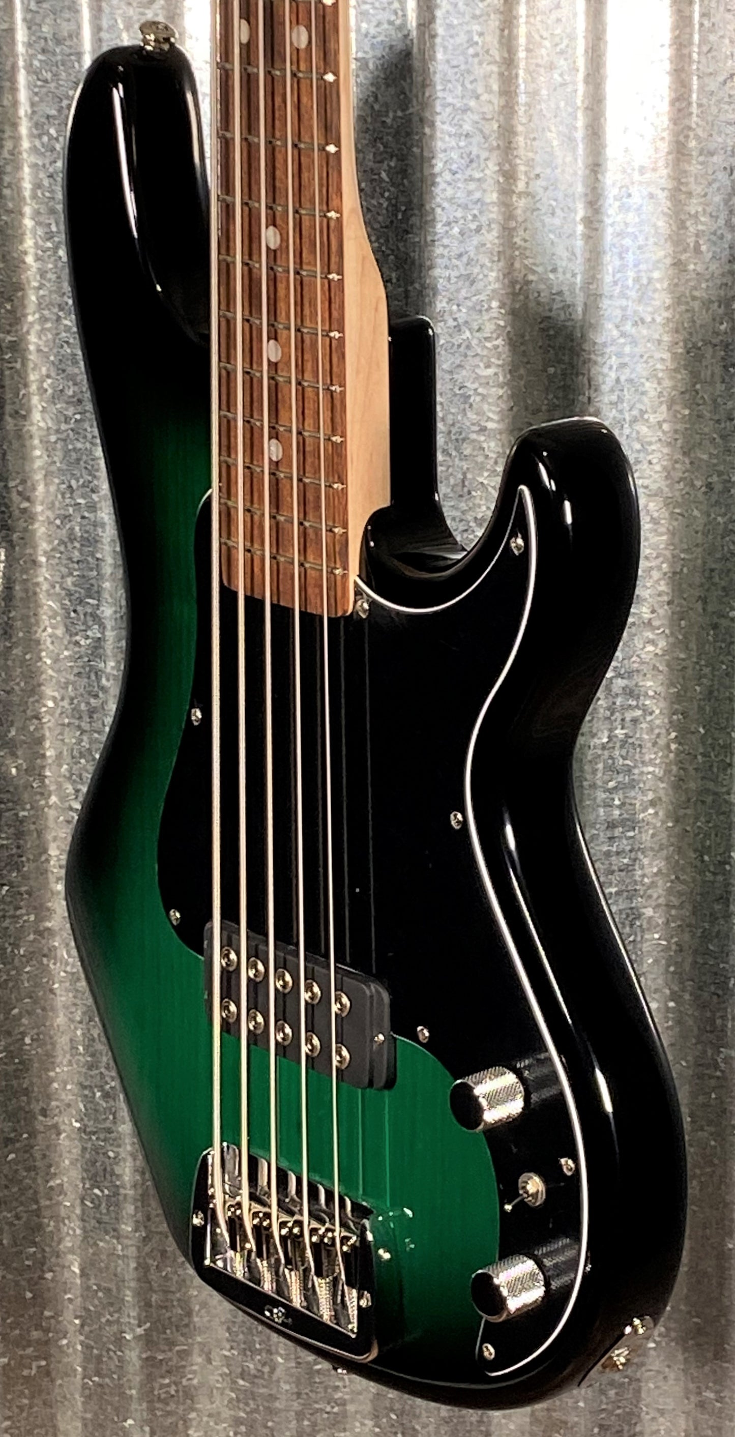 G&L USA Kiloton 5 String Bass Greenburst & Case #5154