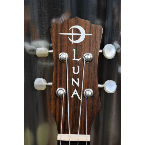 Luna Tattoo Pineapple Mahogany Pack Soprano Ukulele - Tuner, Book & Bag