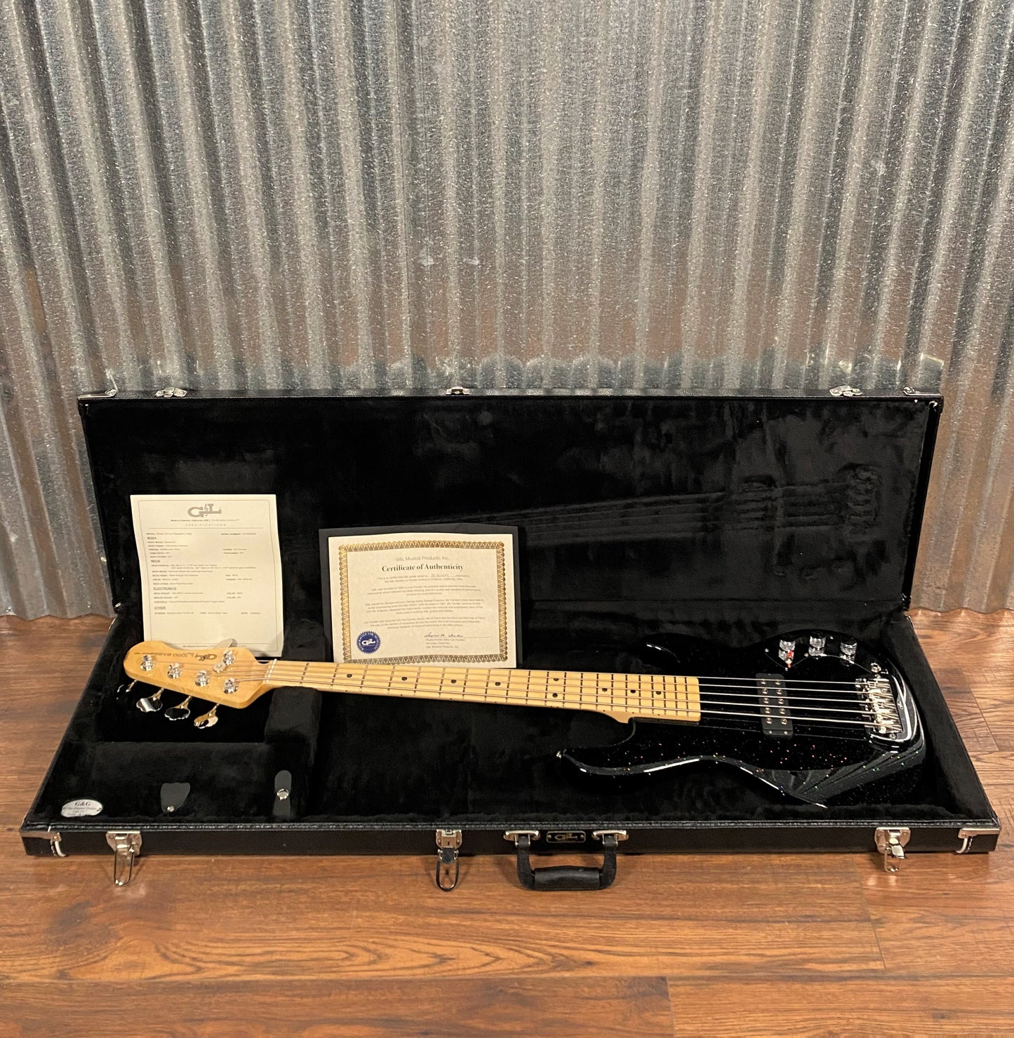 G&L USA CLF Research L-1000 S750 5 String Bass Andromeda & Case #4043