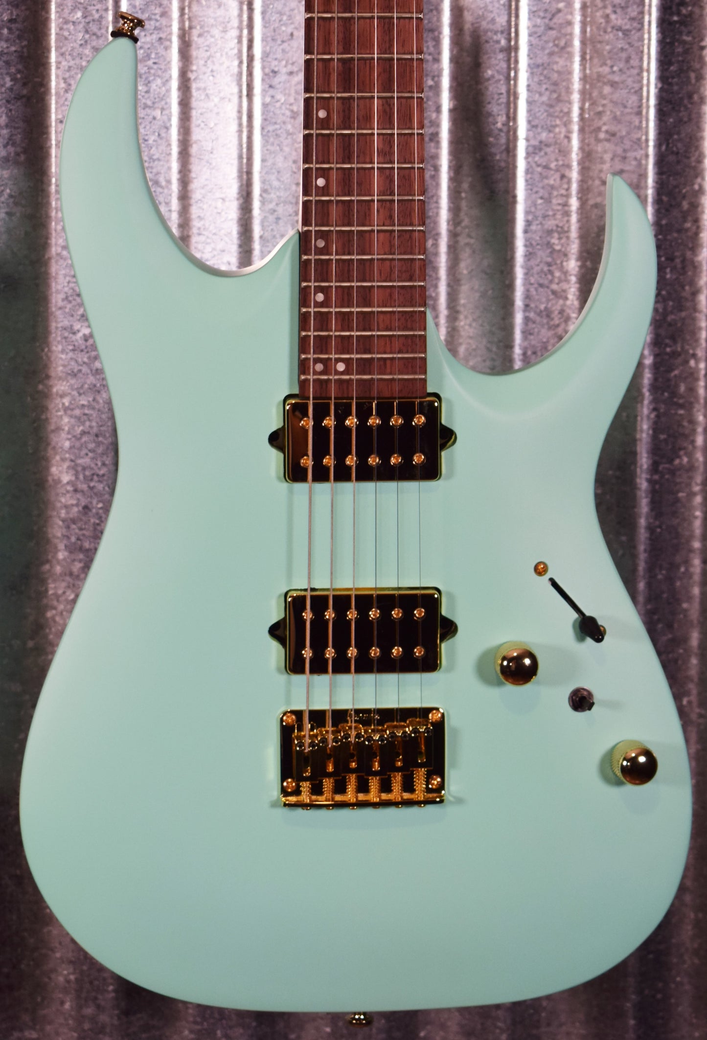 Ibanez RGA42HP Sea Foam Green Matte Guitar & Case #9631 Used