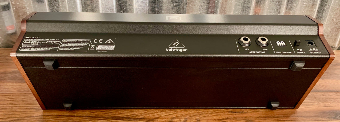 Behringer Model D Analog Desktop Synthesizer Demo