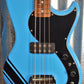 G&L USA Fullerton Limited Edition Fallout Bass Miami Blue 4 String Short Scale & Gig Bag #0169