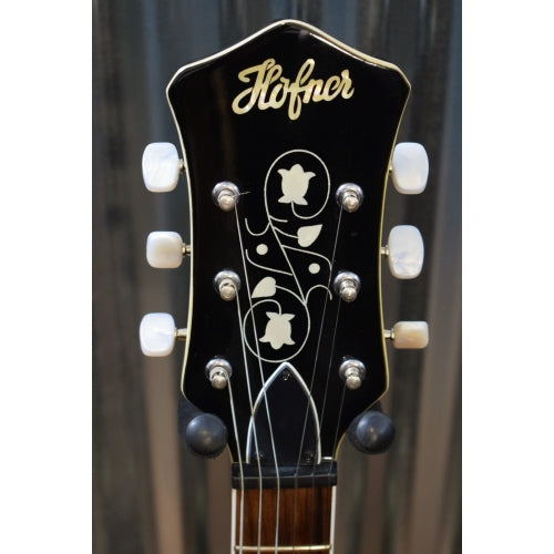 Hofner HI-459 BK Ignition Series Violin Guitar Black & Case Used