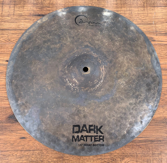 Dream Cymbals DMHH15 Dark Matter Series Hand Forged & Hammered 15" Hi Hat Set