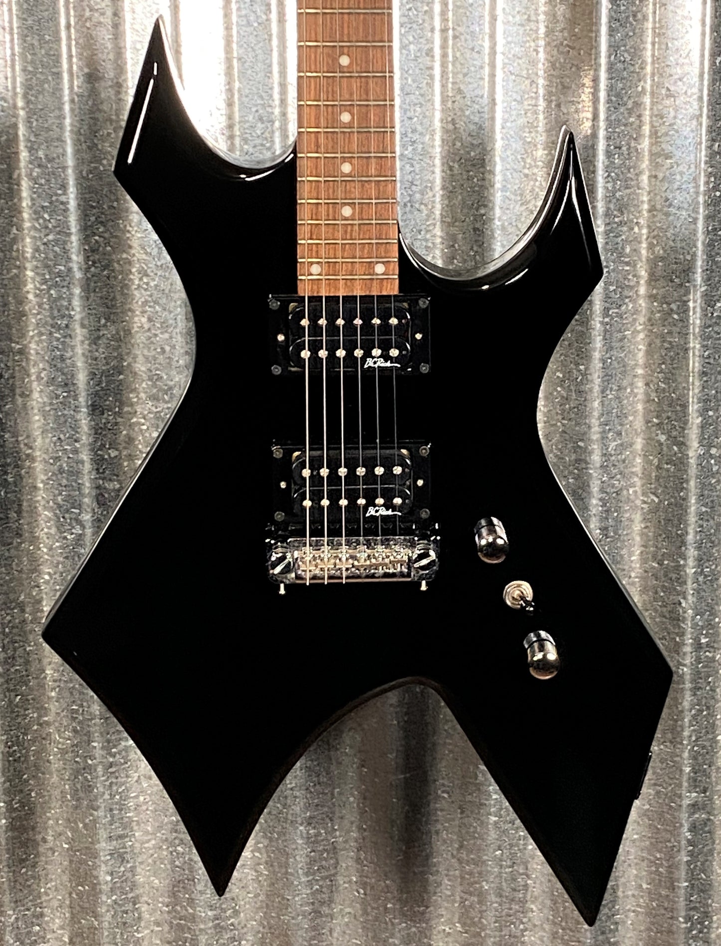 BC Rich Warlock Bronze Series Black Guitar & Bag #6239 Used