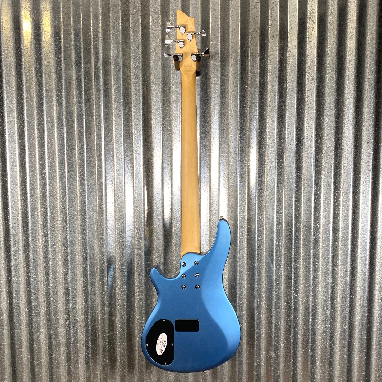 Schecter C-5 Deluxe 5 String Bass Satin Metallic Light Blue #0632