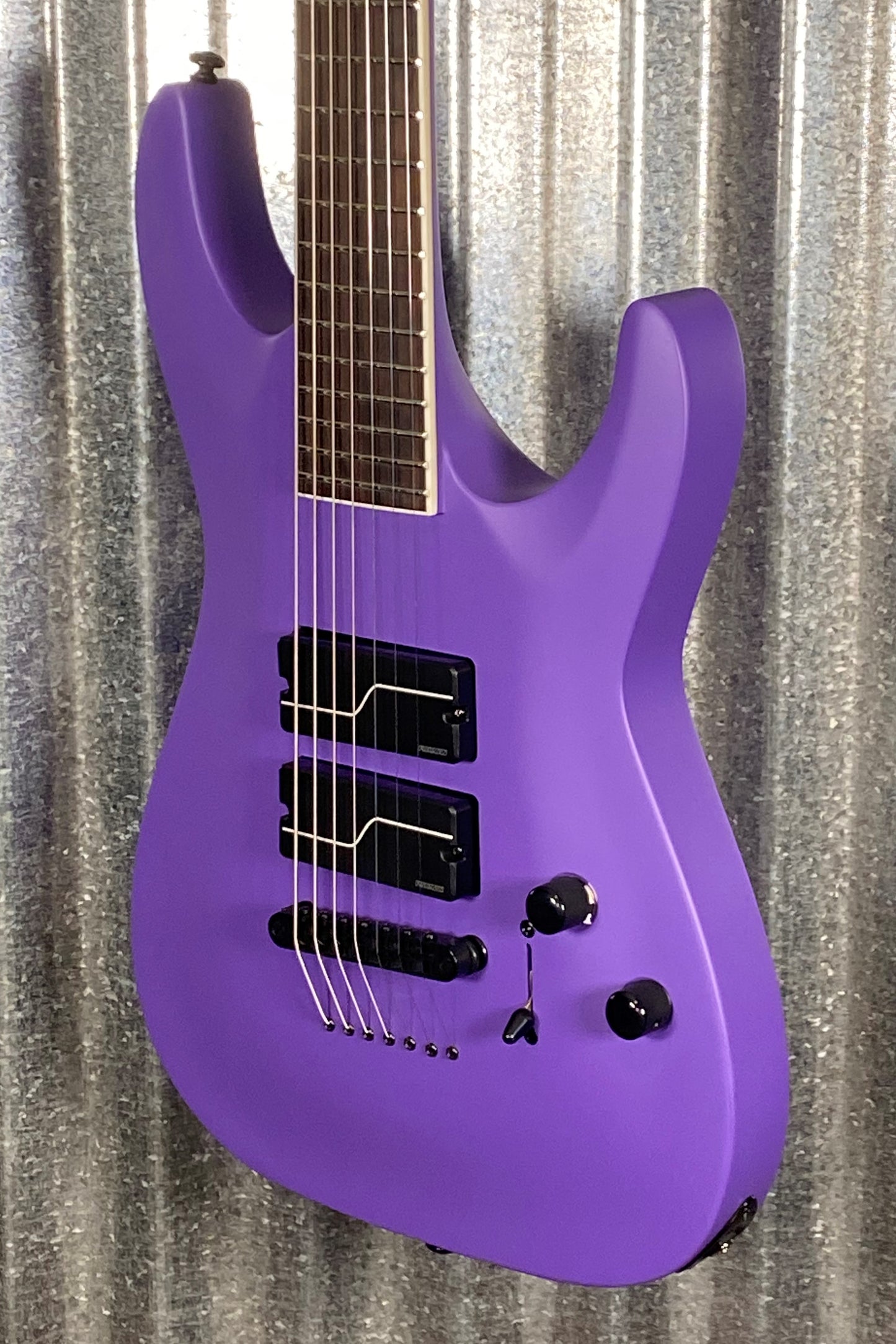 ESP LTD SC-607 Stephen Carpenter Purple Satin Baritone Guitar & Case LSC607BPS #1084 Used