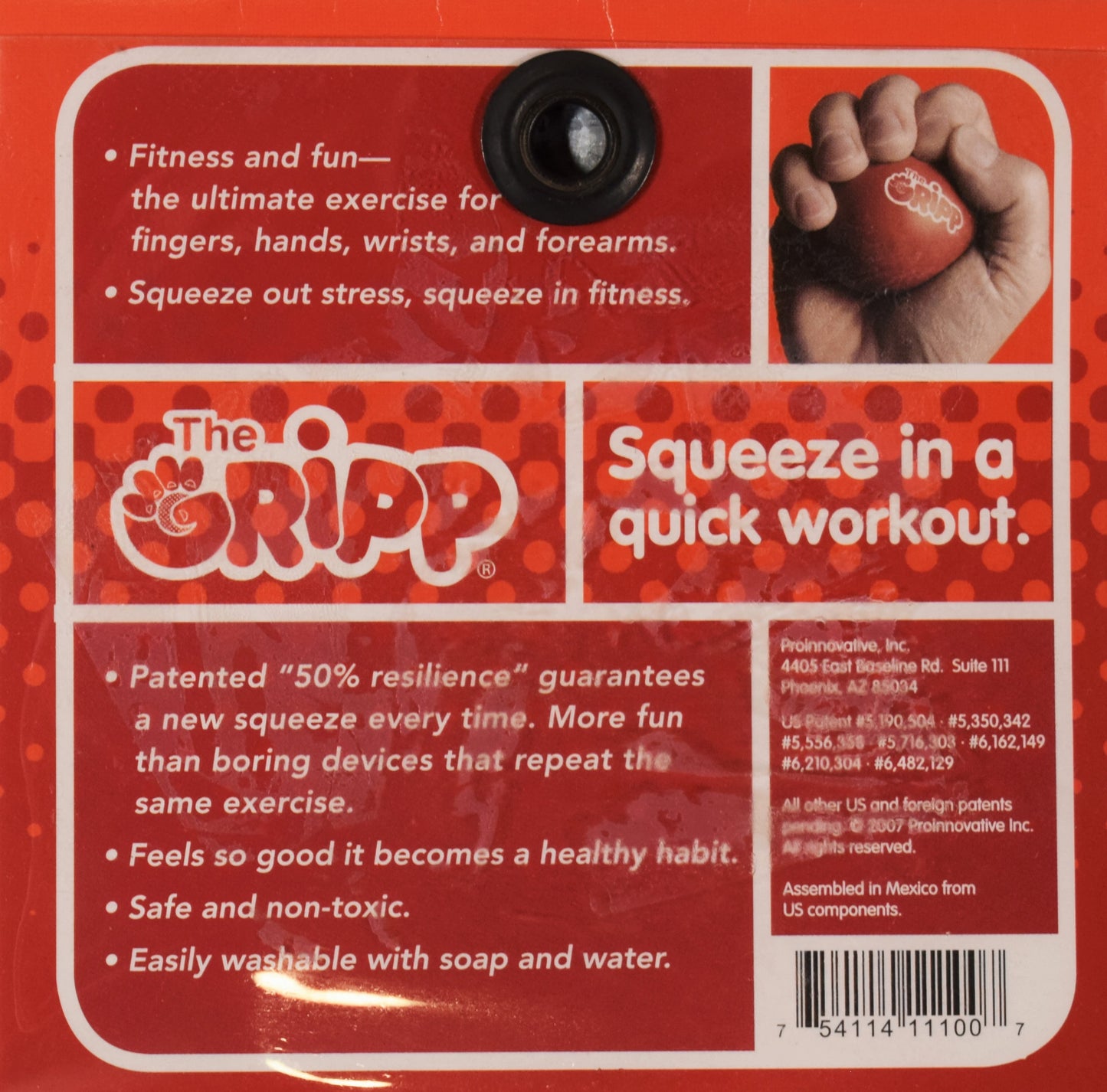 The Gripp Sports & Fitness Hand Strengthener Red