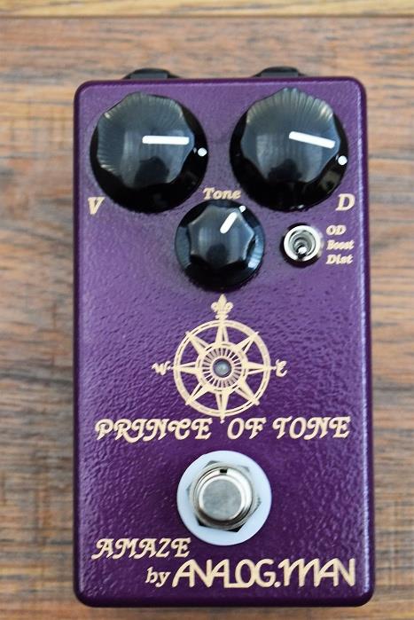 Analogman Prince of Tone Overdrive Boost Distortion Guitar Effect Pedal