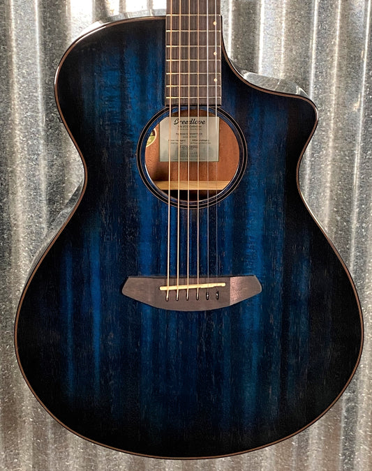 Breedlove Rainforest S Concert Papillon CE Mahogany Acoustic Electric Guitar #8002