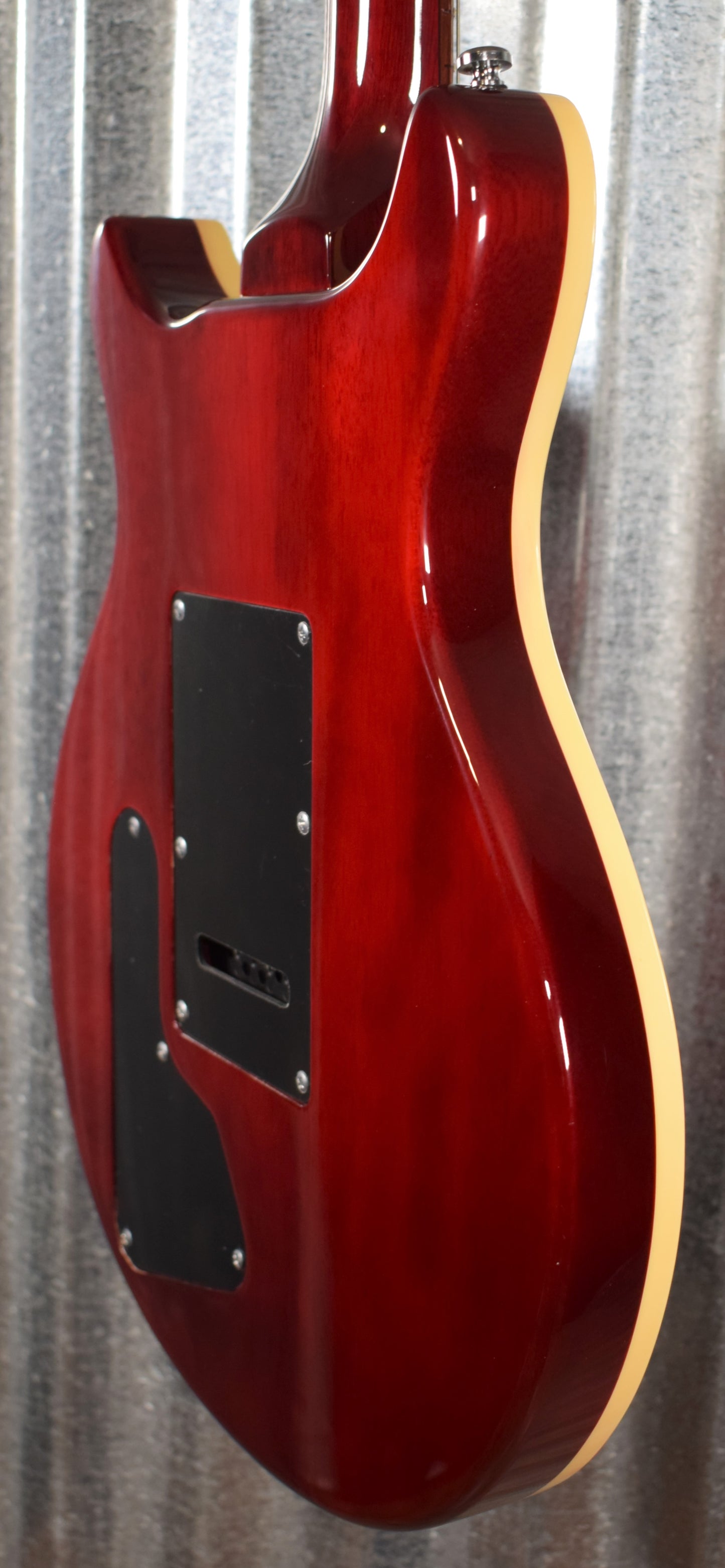 Hamer Archtop Flame Dark Cherry Wilkinson Tremolo Electric Guitar SATFW-DCB #0764