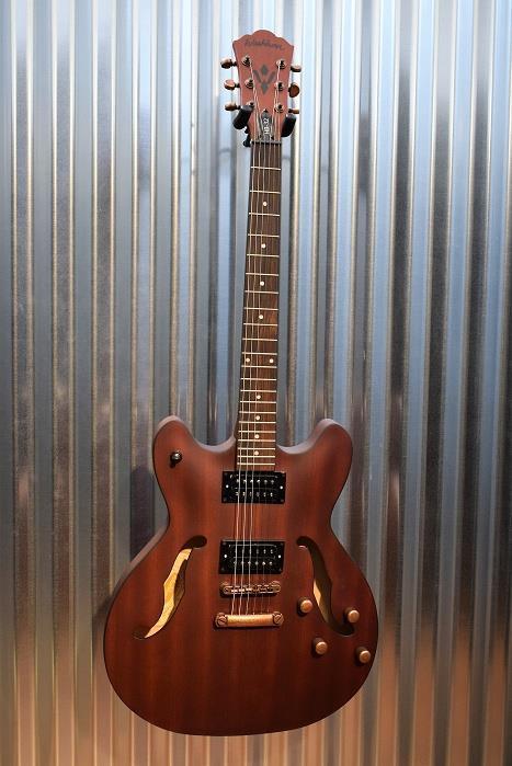 Washburn HB32DMK Distressed Matte Mahogony Semi Hollow Guitar #152