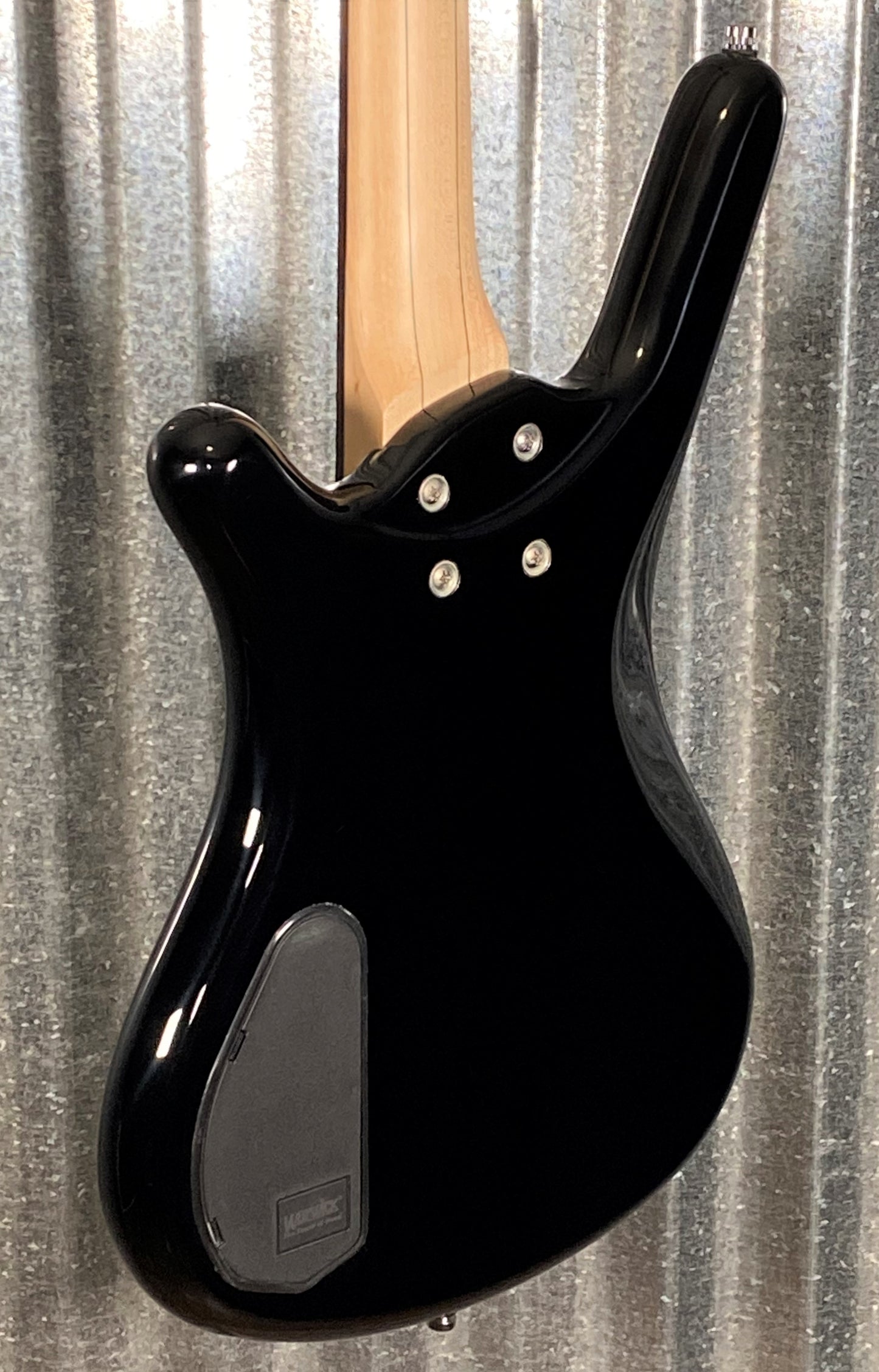 Warwick RockBass Corvette Basic Black Active Short Scale 4 String Bass & Bag #9621