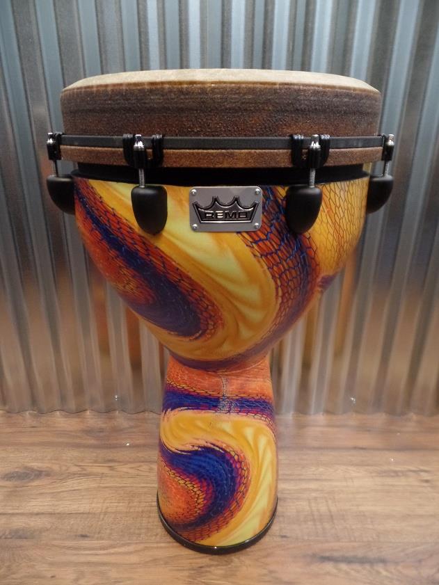 Remo DJ-0014-SD 14" Mondo Designer Series Djembe in Serpintine Day #2002 *