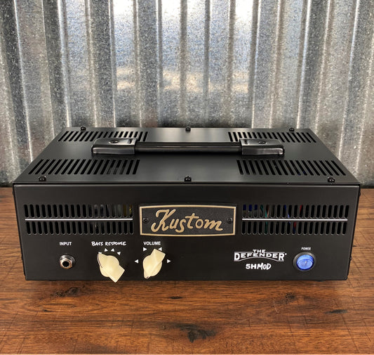 Kustom Amplification Defender 5HMOD 5 Watt All Tube Guitar Amplifier Head Demo