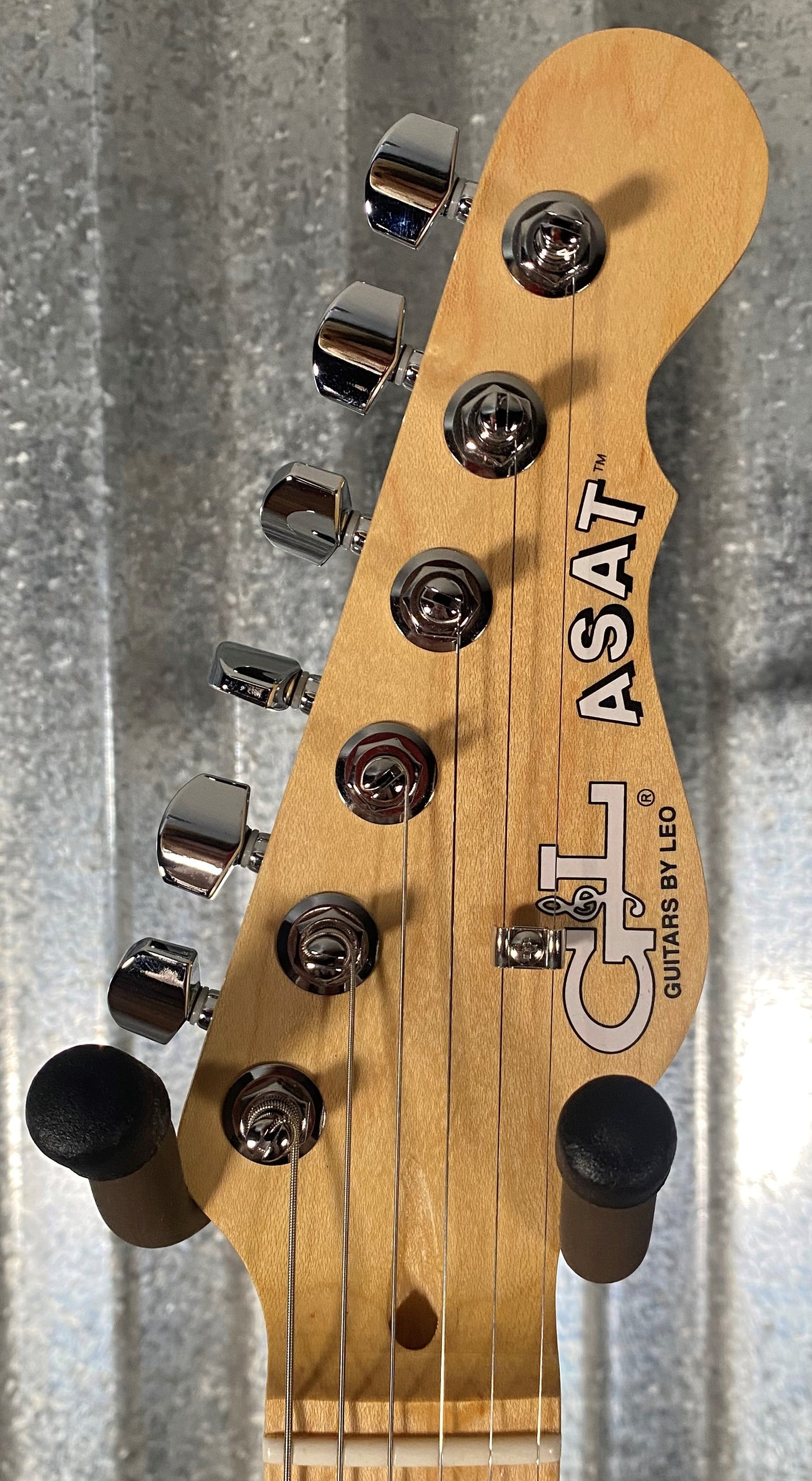 G&L USA Fullerton Deluxe ASAT Special Butterscotch Blonde Guitar & Bag Blem #0150
