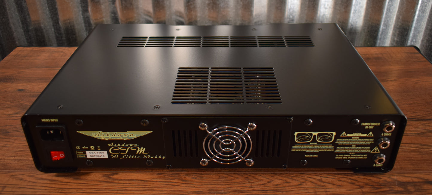 Ashdown Engineering CTM-30 Little Stubby 30 Watt All Tube Bass Head Amplifier Demo