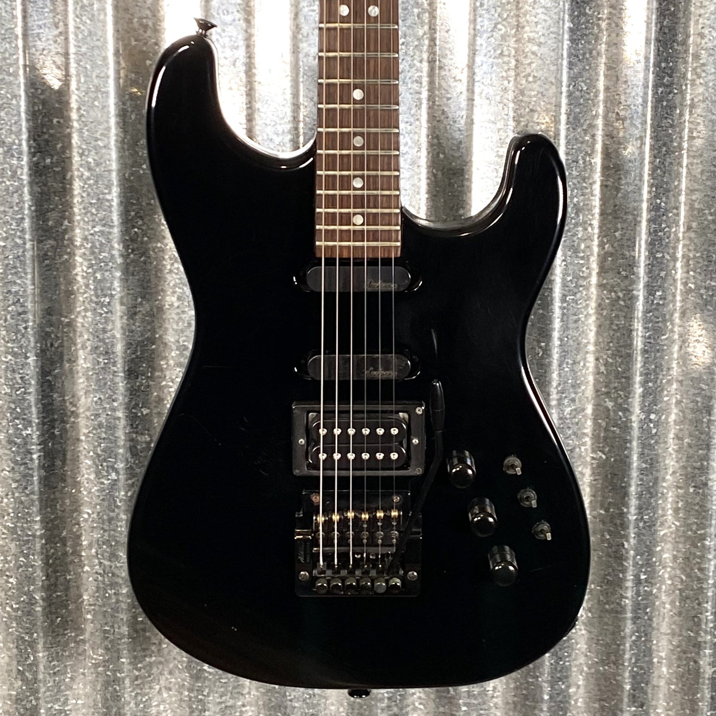 Charvel by Jackson Model 4 HSS Black Guitar 1986 Japan #235089 Used