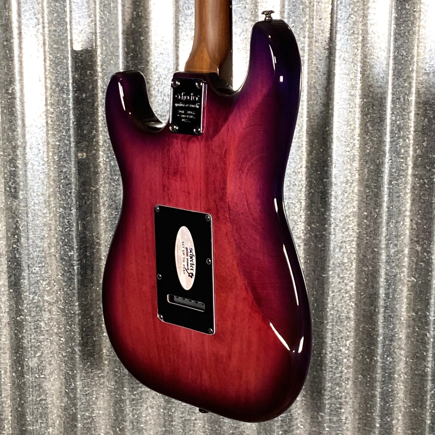 Schecter Traditional Pro Roasted Neck Trans Purple Burst Guitar #0539