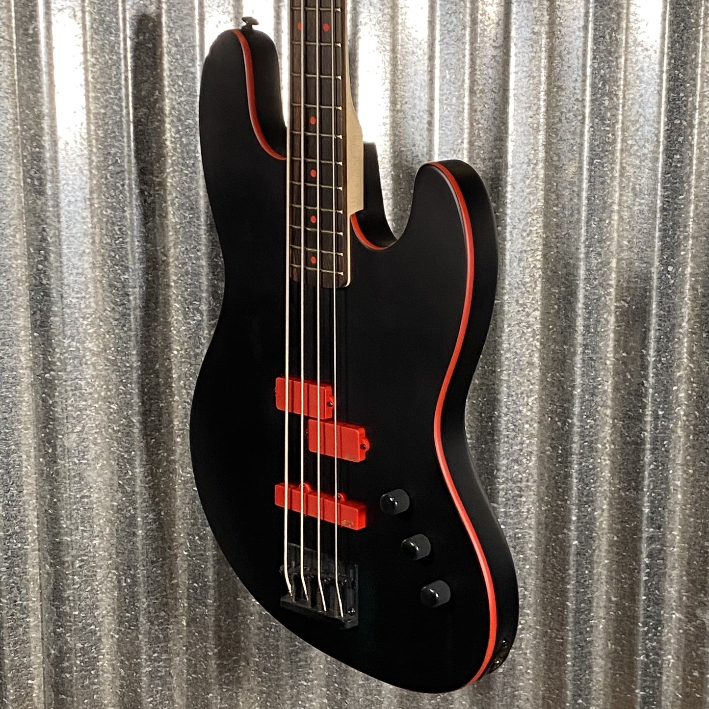 ESP LTD FBJ-400 Frank Bello 4 String Bass EMG PJ Black Satin #0456 Used