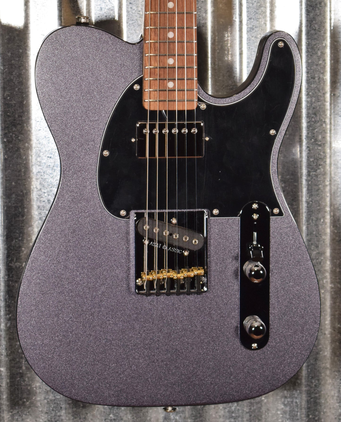 G&L USA ASAT Classic Blues Boy Graphite Metallic Guitar & Case 2019 #1124