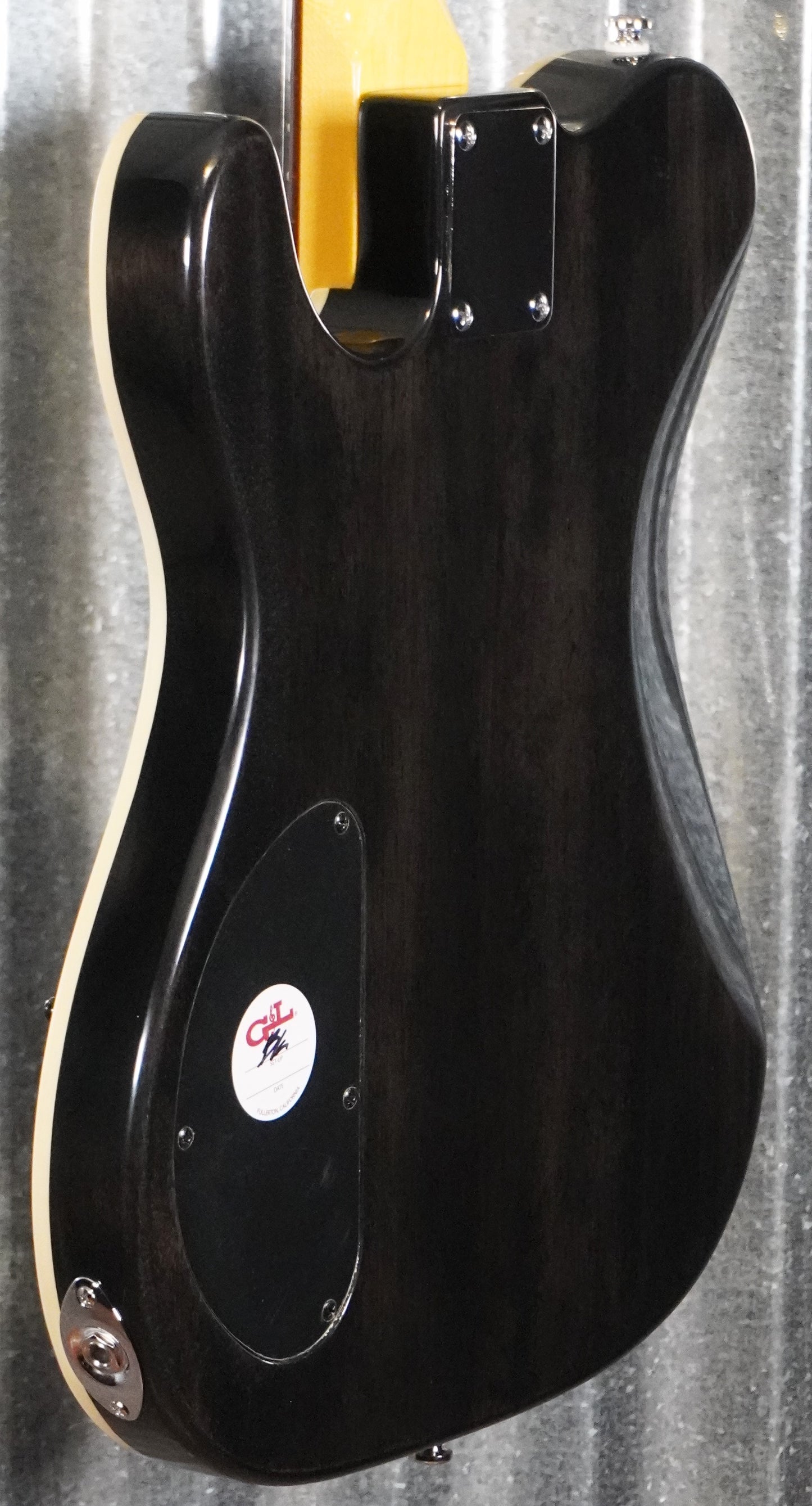 G&L Tribute ASAT Deluxe Trans Black Guitar #1495 Used