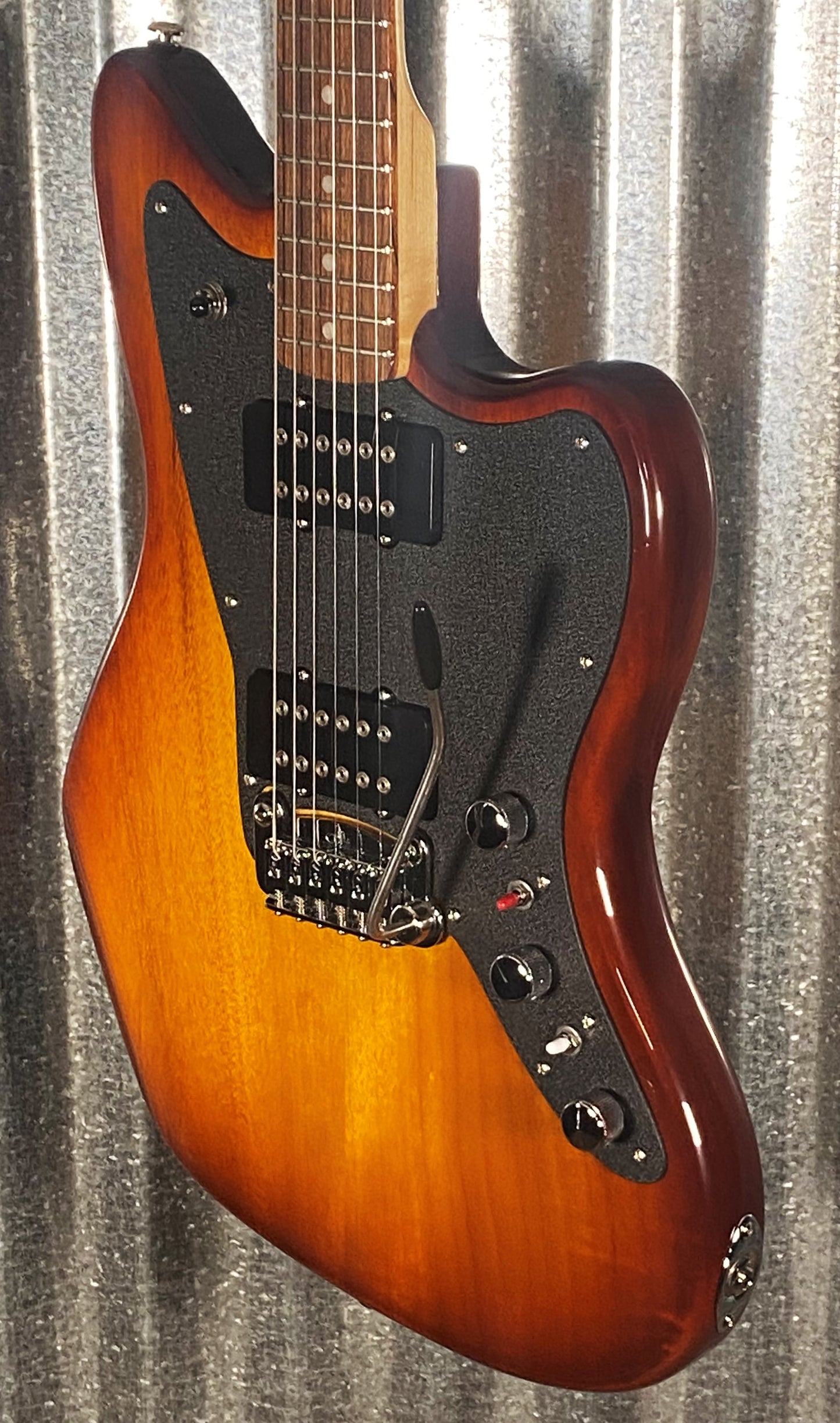 G&L USA CLF Research Doheny V12 Old School Tobacco Sunburst Guitar & Case Blem #7300