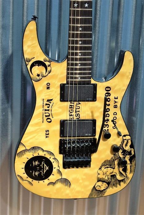 ESP LTD KH Ouija Natural Quilt Kirk Hammett Limited Edition Guitar & Case #432