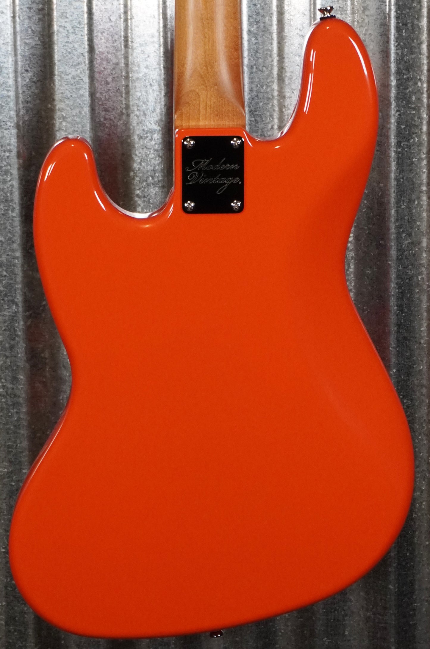 Modern Vintage MVJ4-66 60's Vintage 4 String Jazz Bass Fiesta Red & Bag #1136