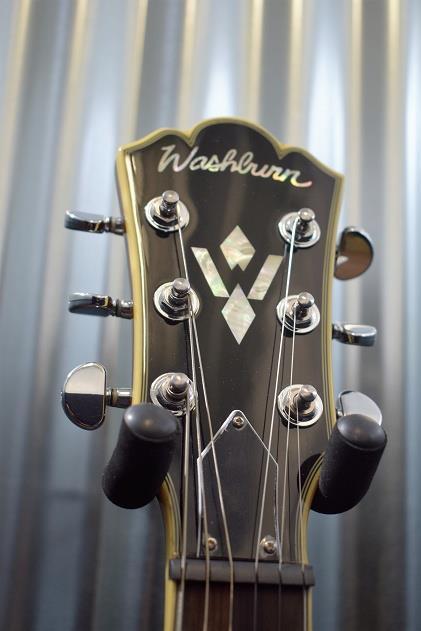 Washburn WIDLXSPLTD Spalted Maple Idol LE Guitar Tobacco Sunburst & Case #0204