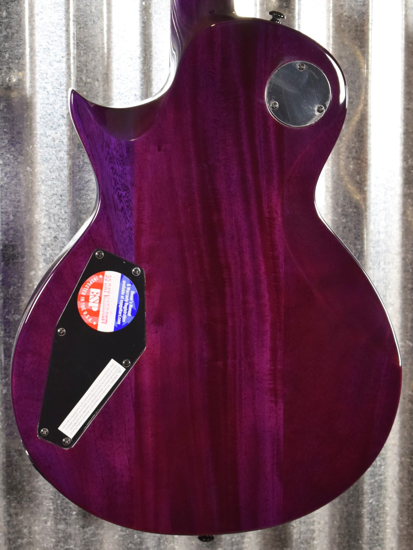 ESP LTD EC-1000 See Thru Purple Seymour Duncan Guitar EC1000FMSTP #1670 Demo