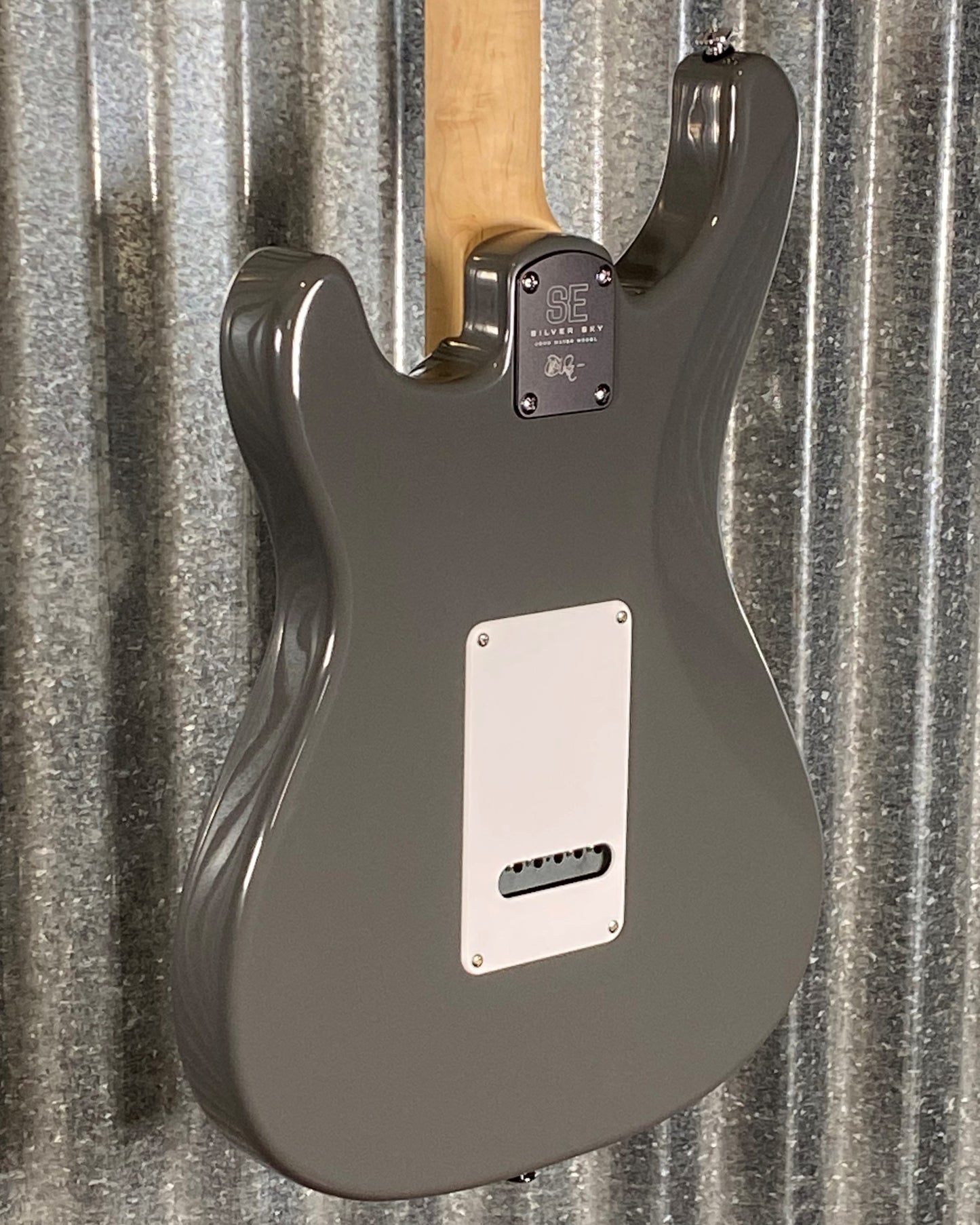PRS Paul Reed Smith SE Sliver Sky John Mayer Overland Gray Maple Guitar & Bag #0396