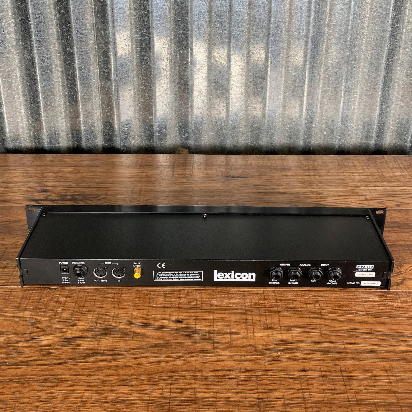 Lexicon MPX110 24 Bit True Stereo Processor Multi Effect Rackmount Used