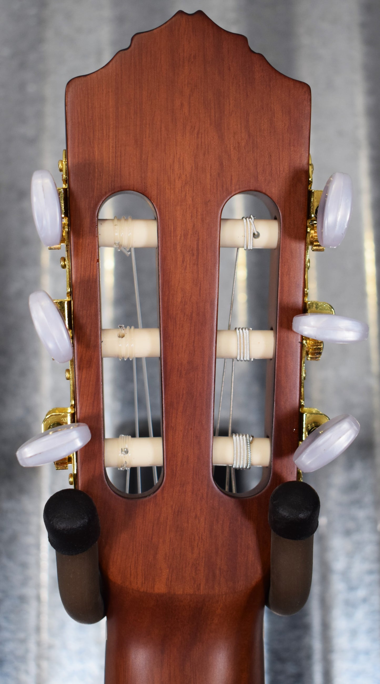 Ortega R55DLX-BFT Solid Top Nylon String Acoustic Guitar Bourbon Fade #0220