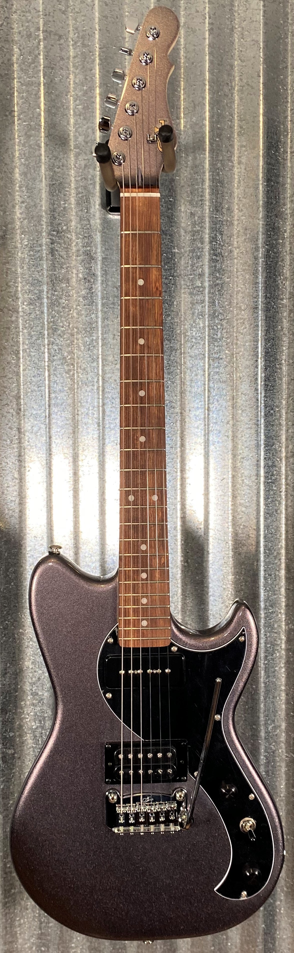 G&L USA Fallout Graphite Metallic Guitar & Case #5187